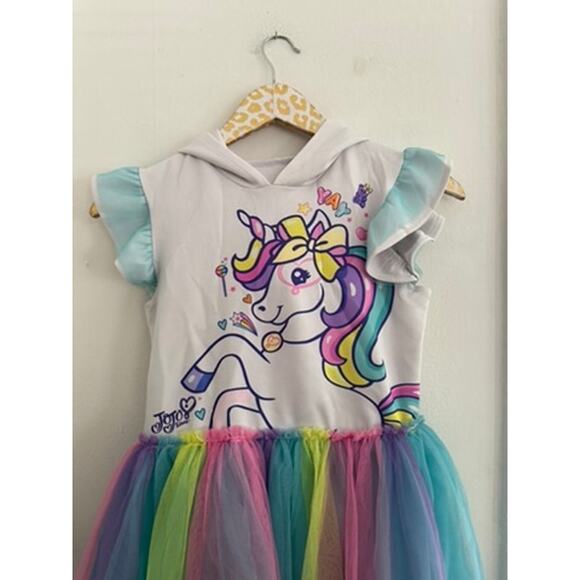JOJO SIWA Girls Unicorn Tulle Dress | Size Large - Picture 2 of 6
